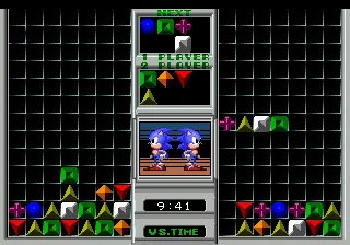 Sonic Eraser gameplay screenshot on Genesis