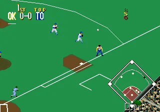 Sports Talk Baseball gameplay screenshot on Genesis