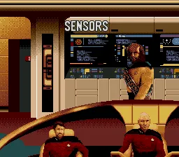 Star Trek: The Next Generation: Echoes from the Past gameplay screenshot on Genesis