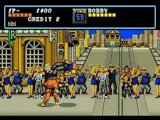Street Smart gameplay screenshot on Genesis