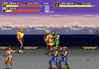 Streets of Rage 3 gameplay screenshot on Genesis