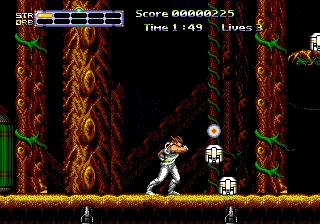 Strider II gameplay screenshot on Genesis