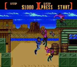 Sunset Riders gameplay screenshot on Genesis