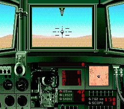 Super Battletank gameplay screenshot on Genesis