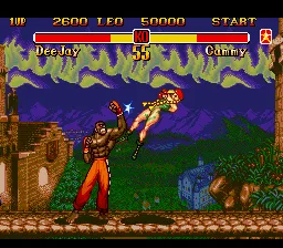 Super Street Fighter II: The New Challengers gameplay screenshot on Genesis