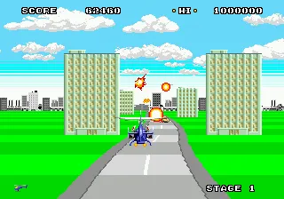 Super Thunder Blade gameplay screenshot on Genesis