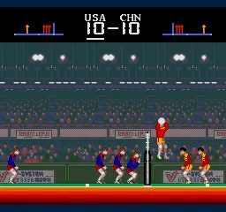 Super Volleyball gameplay screenshot on Genesis