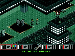 Syndicate gameplay screenshot on Genesis