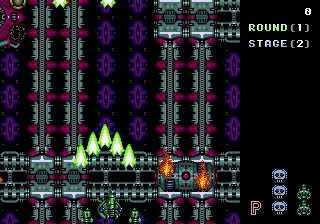 Tatsujin ~ Truxton gameplay screenshot on Genesis