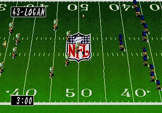 Tecmo Super Bowl II: Special Edition gameplay screenshot on Genesis