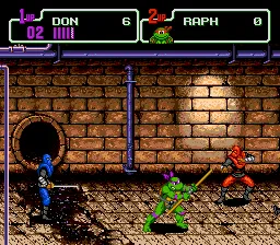 Teenage Mutant Ninja Turtles: The Hyperstone Heist gameplay screenshot on Genesis