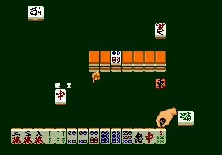 Tel-Tel Mahjong gameplay screenshot on Genesis