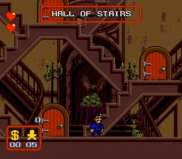 The Addams Family gameplay screenshot on Genesis
