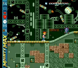 The Adventures of Mighty Max gameplay screenshot on Genesis