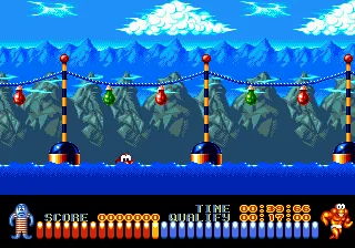 The Aquatic Games Starring James Pond and the Aquabats gameplay screenshot on Genesis