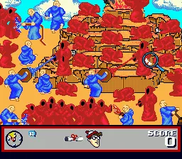 The Great Waldo Search gameplay screenshot on Genesis