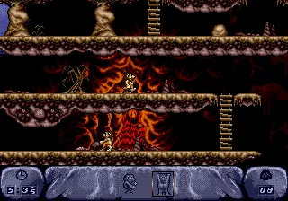 The Humans gameplay screenshot on Genesis