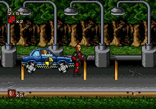The Incredible Crash Dummies gameplay screenshot on Genesis