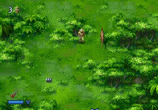 The Lost World: Jurassic Park gameplay screenshot on Genesis