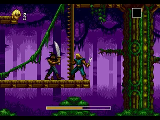 The Pirates of Dark Water gameplay screenshot on Genesis