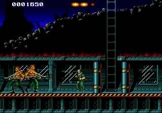 The Terminator gameplay screenshot on Genesis