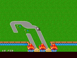 Theme Park gameplay screenshot on Genesis
