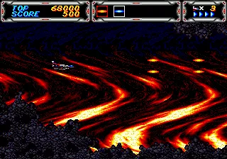 Thunder Force III gameplay screenshot on Genesis
