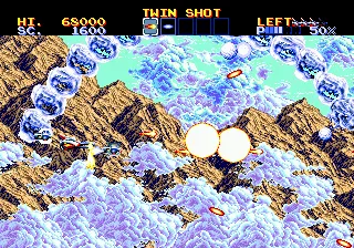 Thunder Force IV gameplay screenshot on Genesis