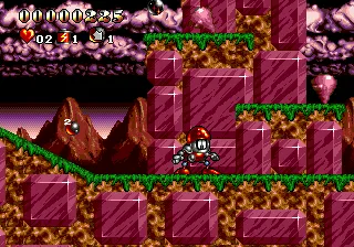 Tinhead gameplay screenshot on Genesis