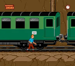 Tintin in Tibet gameplay screenshot on Genesis