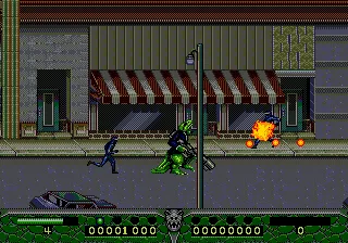 Tom Mason's Dinosaurs for Hire gameplay screenshot on Genesis