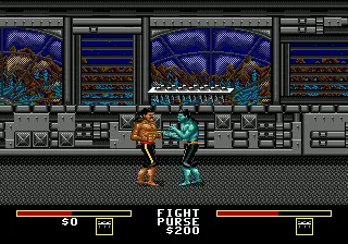 Tongue of the Fatman gameplay screenshot on Genesis