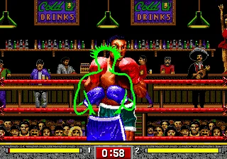 Toughman Contest gameplay screenshot on Genesis