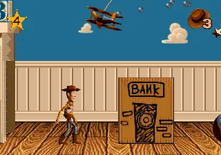 Toy Story gameplay screenshot on Genesis