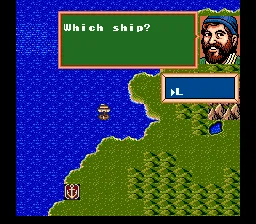 Uncharted Waters gameplay screenshot on Genesis