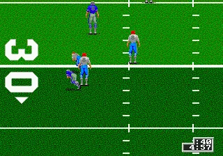 Unnecessary Roughness '95 gameplay screenshot on Genesis