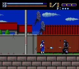 Valis: The Fantasm Soldier gameplay screenshot on Genesis