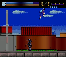 Valis gameplay screenshot on Genesis