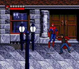 Venom/Spider-Man: Separation Anxiety gameplay screenshot on Genesis