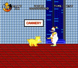 Virtual Bart gameplay screenshot on Genesis