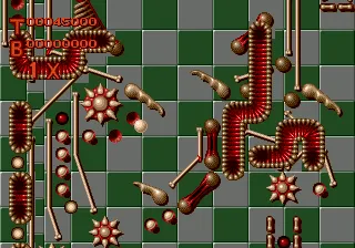 Virtual Pinball gameplay screenshot on Genesis