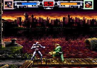 VR Troopers gameplay screenshot on Genesis