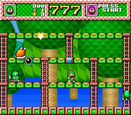 Wani Wani World gameplay screenshot on Genesis