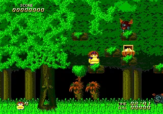 Wardner gameplay screenshot on Genesis