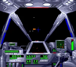 WarpSpeed gameplay screenshot on Genesis