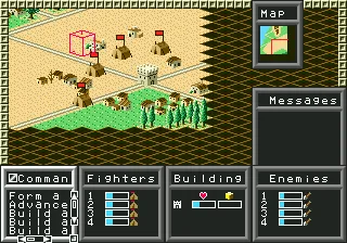 Warrior of Rome II gameplay screenshot on Genesis