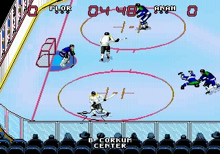 Wayne Gretzky and the NHLPA All-Stars gameplay screenshot on Genesis