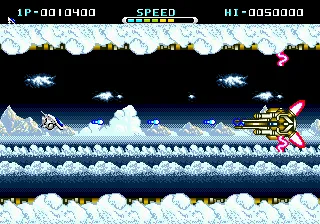 Whip Rush gameplay screenshot on Genesis