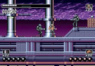 Wolfchild gameplay screenshot on Genesis