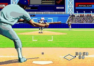 World Series Baseball gameplay screenshot on Genesis